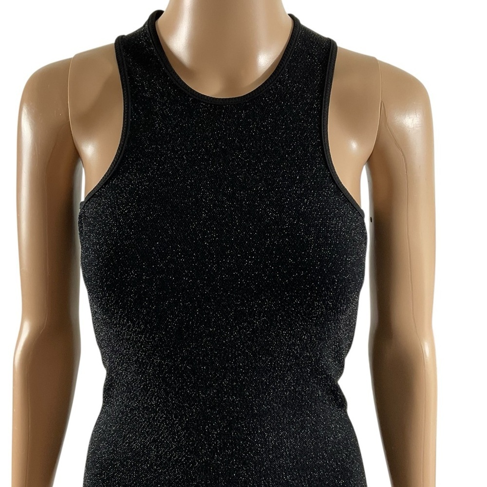 NWT Rag & Bone Lilith Sparkle Knit Tank Top Black Size Small - Picture 2 of 10